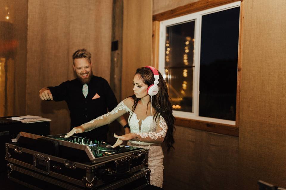 Bride Becomes DJ