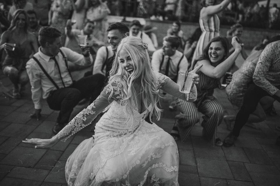 Bride Dancing