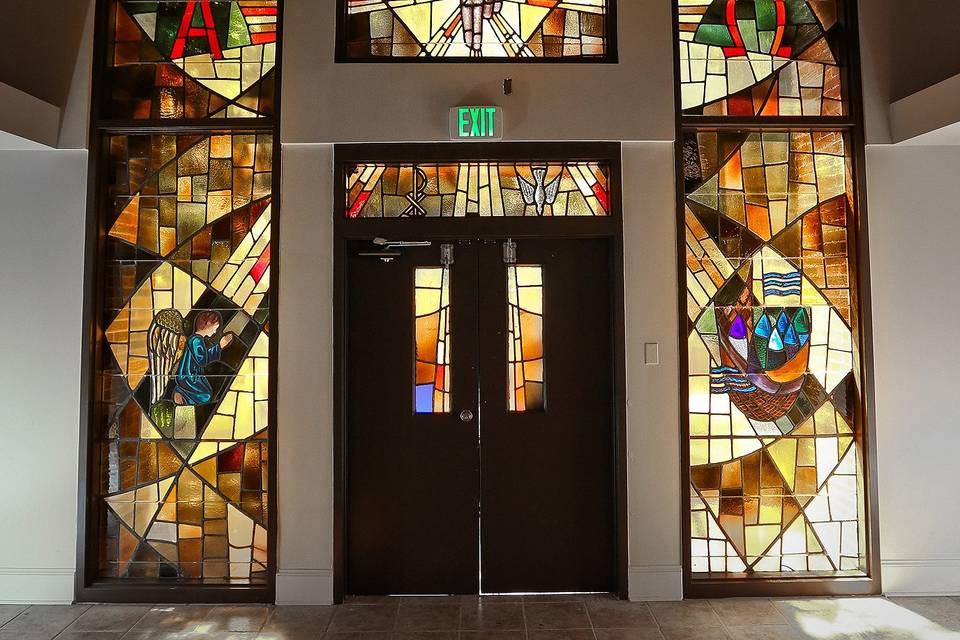 Door to the chapel