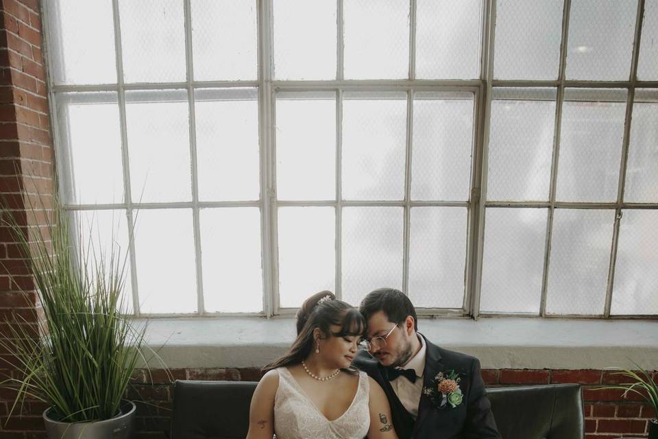 Bride & Groom the Great Room
