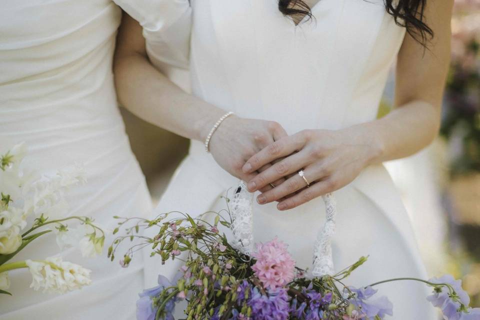 Bridal Flower Handbag