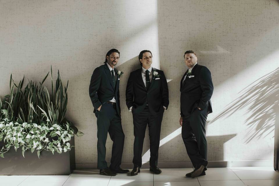 Sheraton Hotel Groom Portrait