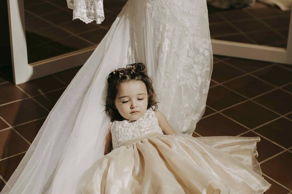 Bride and Daughter