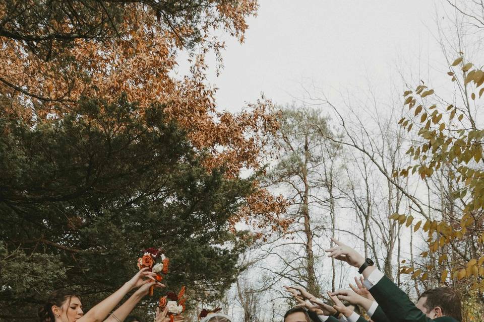 Wedding Party Cozy Acres