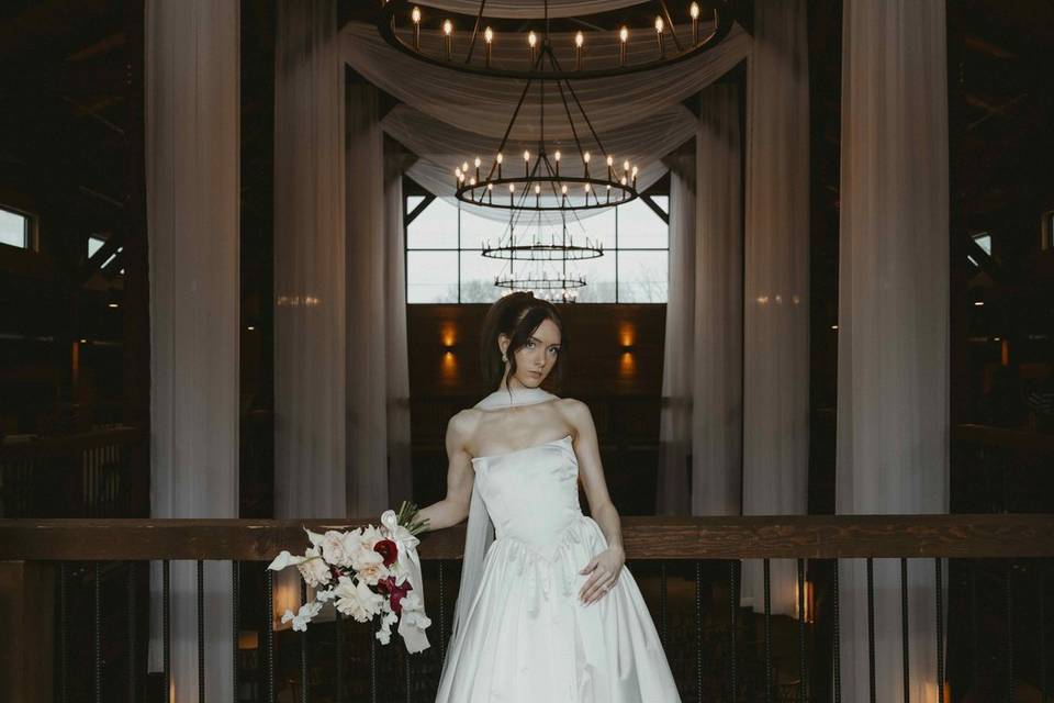 Bride at Nature Valley Lodge