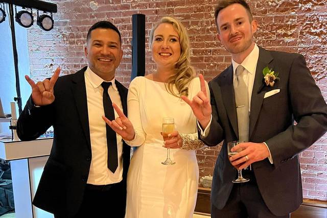 The happy couple