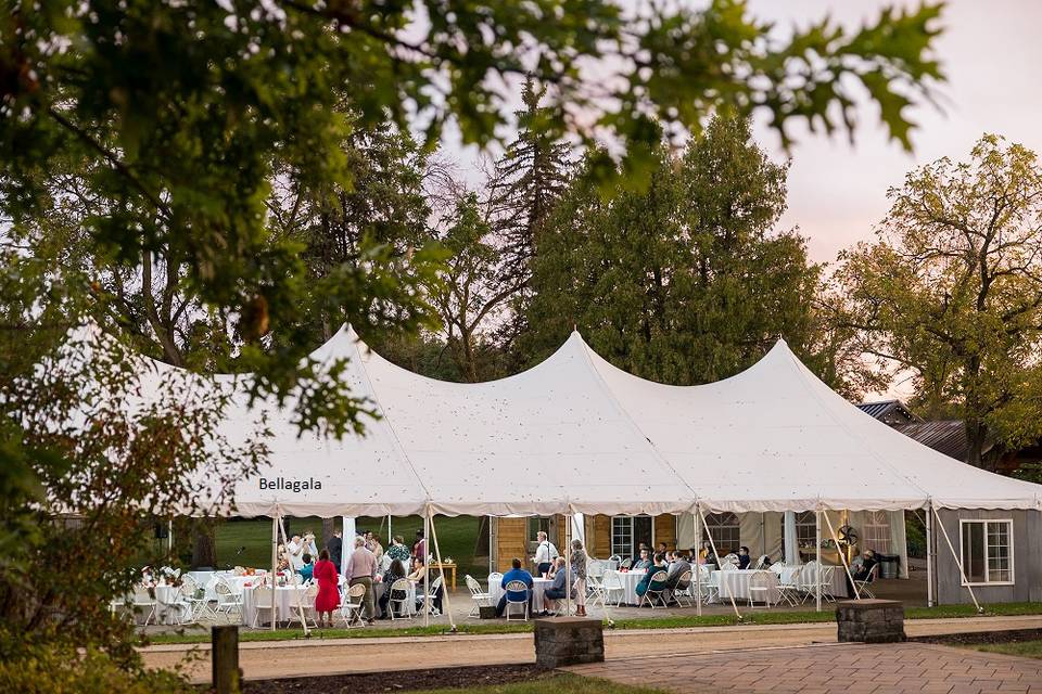 Gardens Wedding Reception Tent