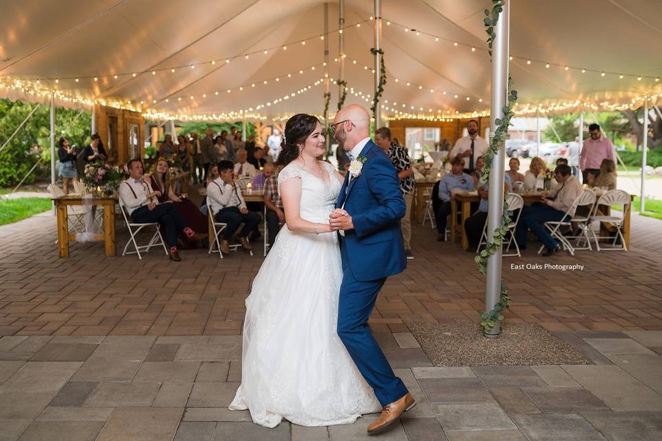 Gardens Wedding Reception Tent