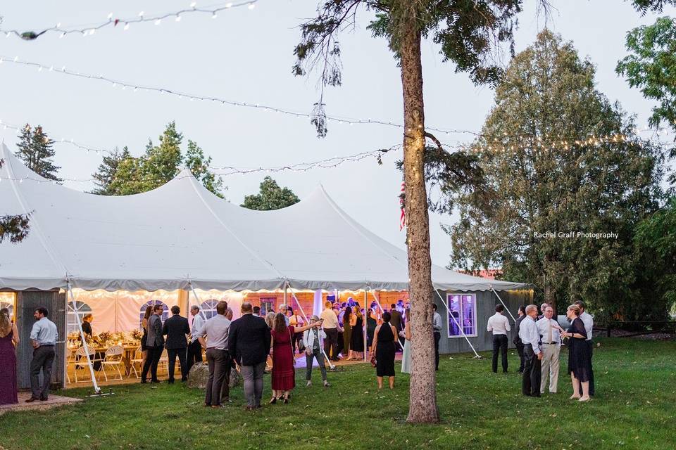 Gardens Wedding Reception Tent