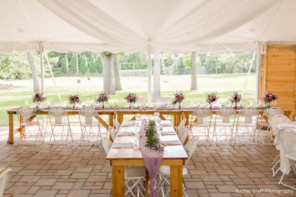 Gardens Cedar Banquet Tables