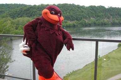 Pete Dye River Course of Virginia Tech Mascot