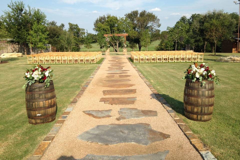 A country ceremony