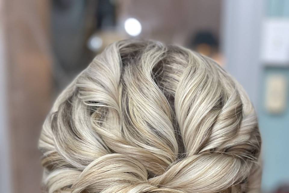 Wedding Hair by Mollie Monthie Radden