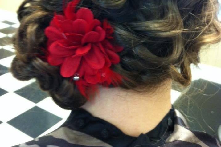 Wedding Hair by Mollie Monthie Radden