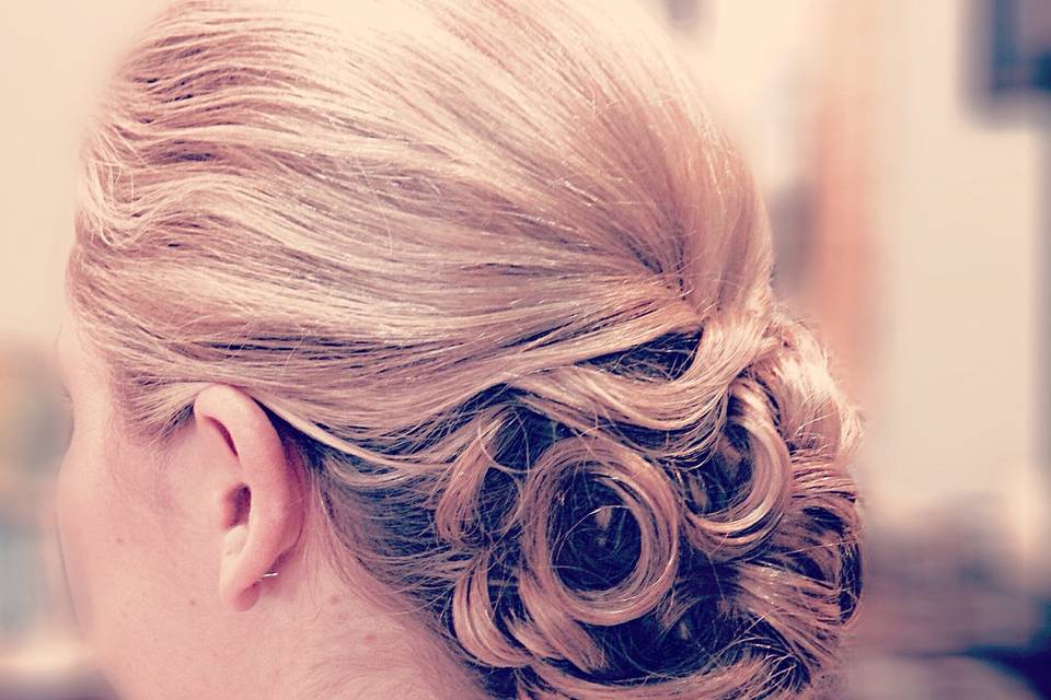 Wedding Hair by Mollie Monthie Radden