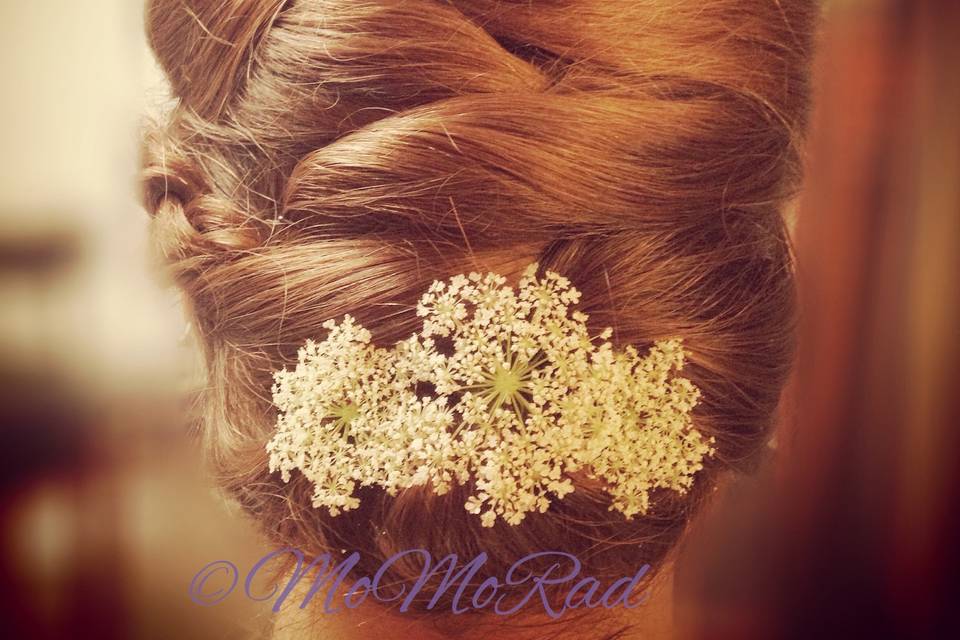 Wedding Hair by Mollie Monthie Radden