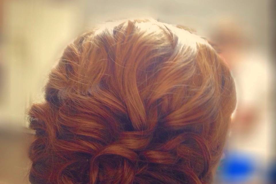 Wedding Hair by Mollie Monthie Radden