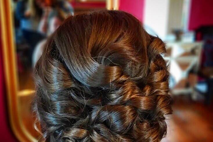 Wedding Hair by Mollie Monthie Radden