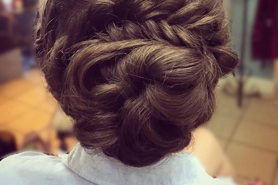 Wedding Hair by Mollie Monthie Radden