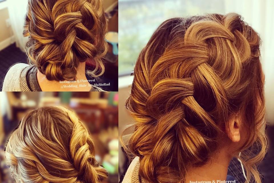 Wedding Hair by Mollie Monthie Radden