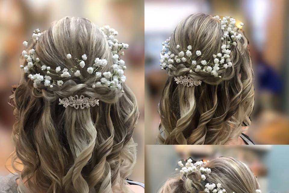 Wedding Hair by Mollie Monthie Radden