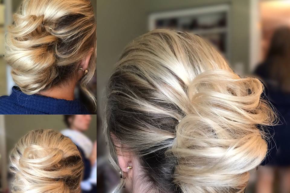 Wedding Hair by Mollie Monthie Radden