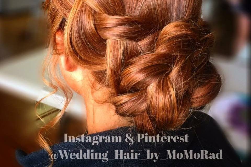 Wedding Hair by Mollie Monthie Radden