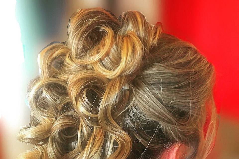 Wedding Hair by Mollie Monthie Radden