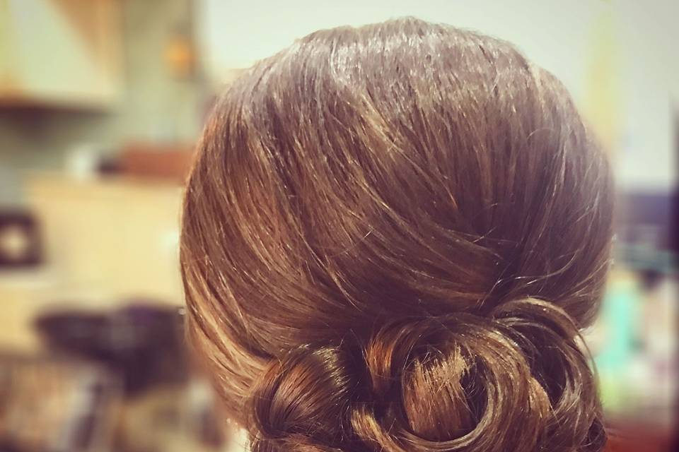 Wedding Hair by Mollie Monthie Radden