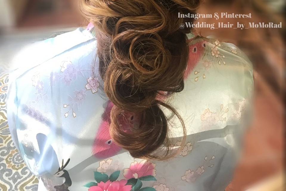 Wedding Hair by Mollie Monthie Radden