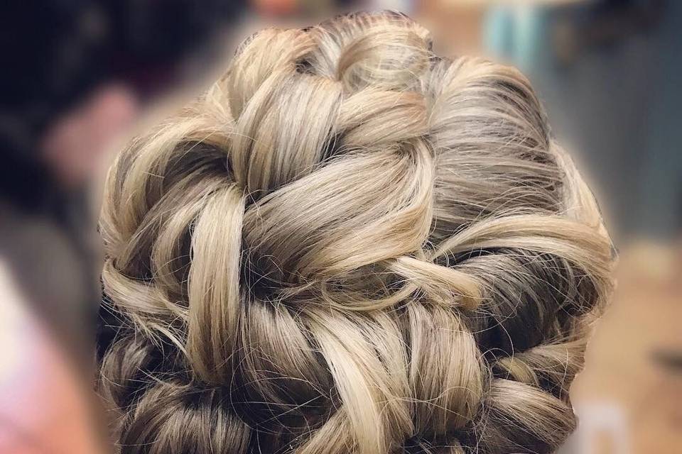 Wedding Hair by Mollie Monthie Radden