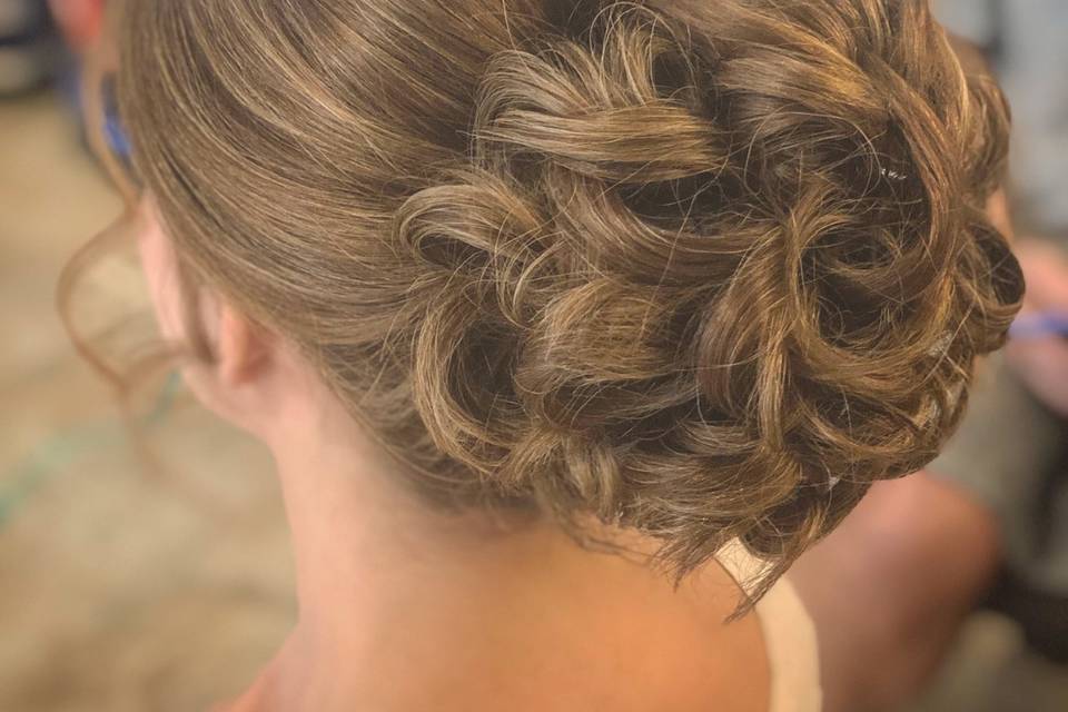 Wedding Hair by Mollie Monthie