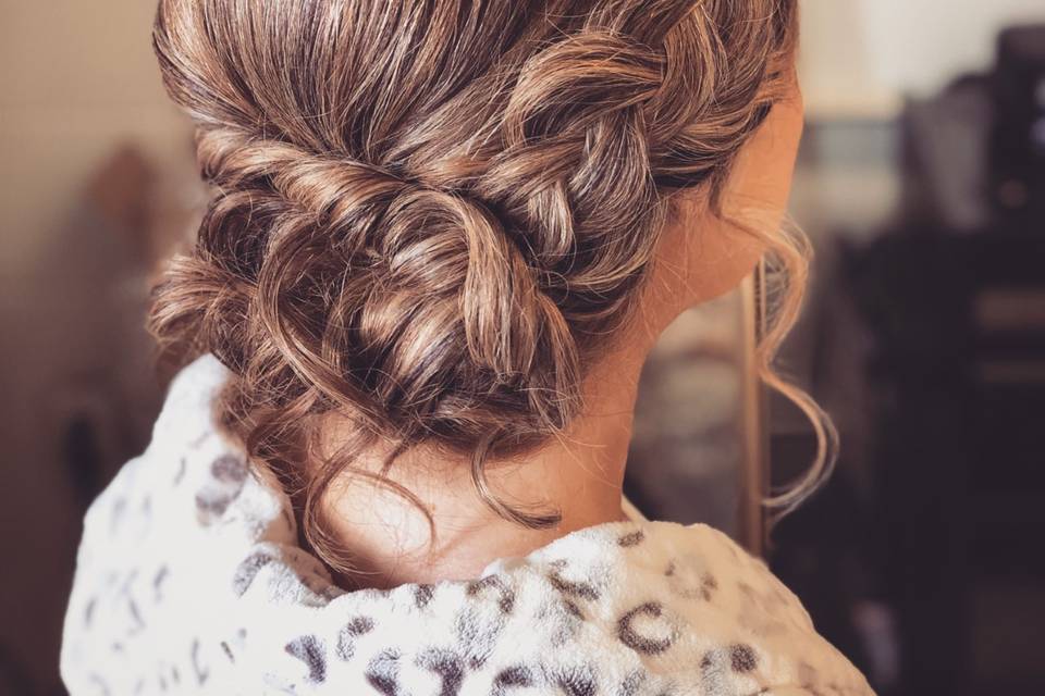 Wedding Hair by Mollie Monthie Radden