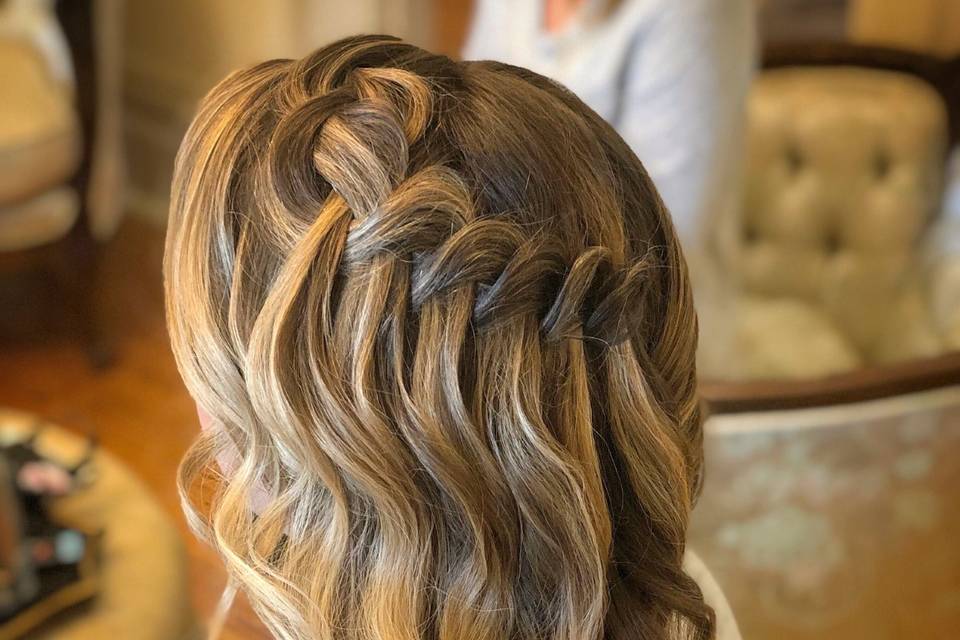 Waterfall braid