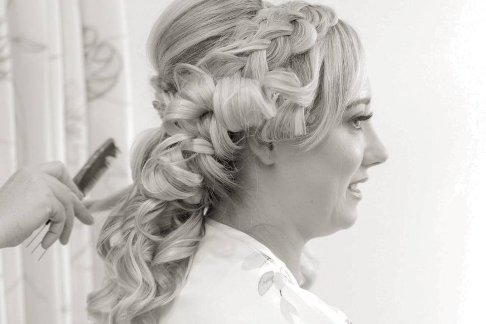 Wedding Hair by Mollie Monthie Radden