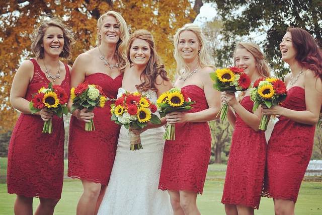 Super fun wedding party! Cowboy boots and all!