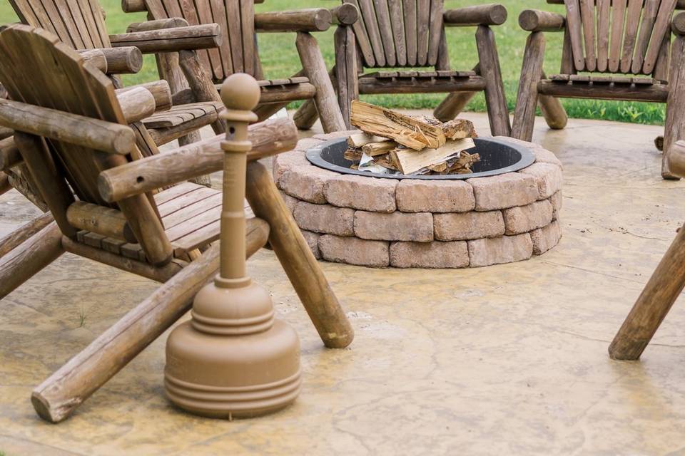 The fire pit