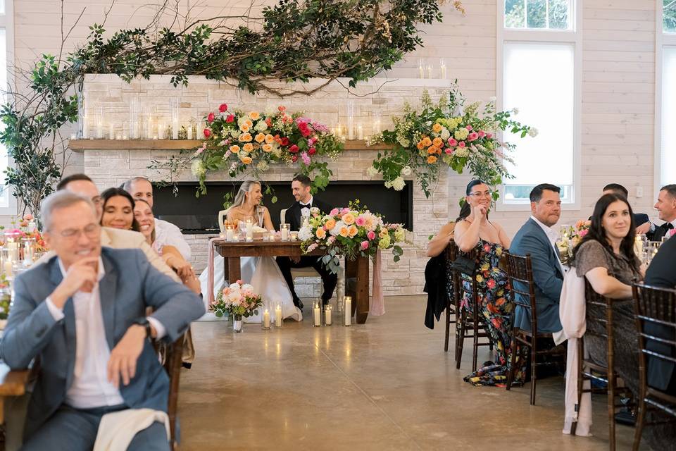 Cheers to the bride & groom!