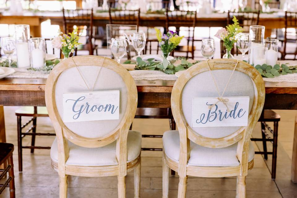 Sweetheart table