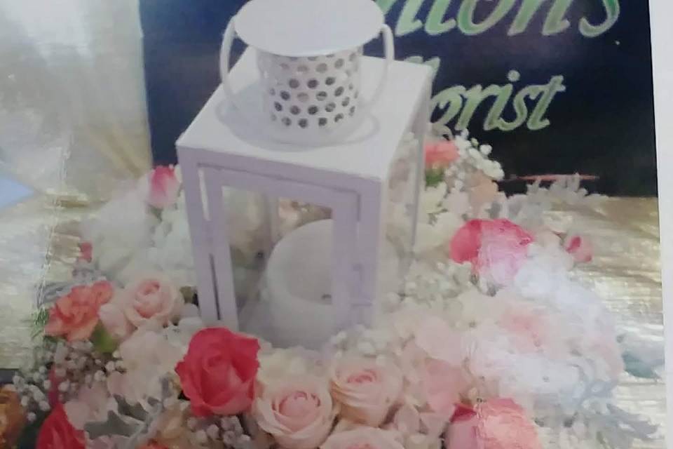 Lantern rental and ring flower