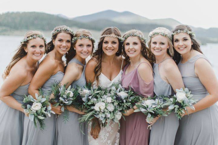 Bridal party flowers