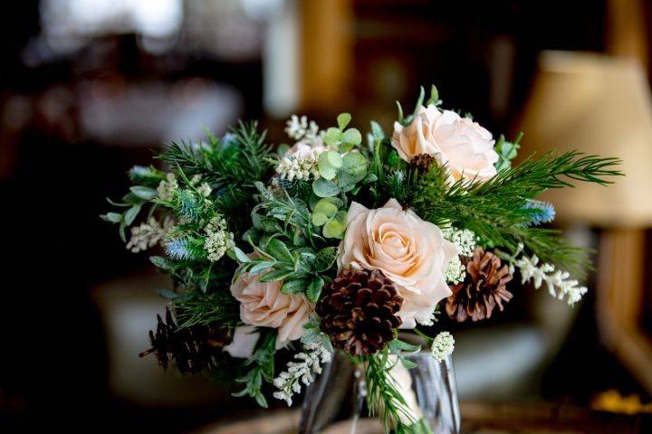 Pine Bridal Bouquet