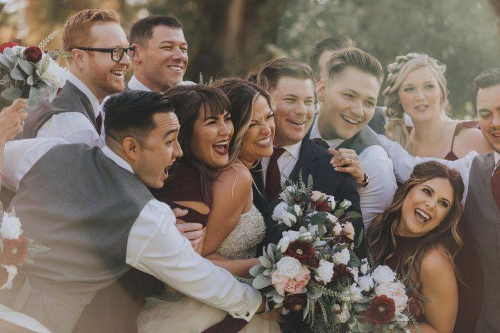 Bridal party flowers