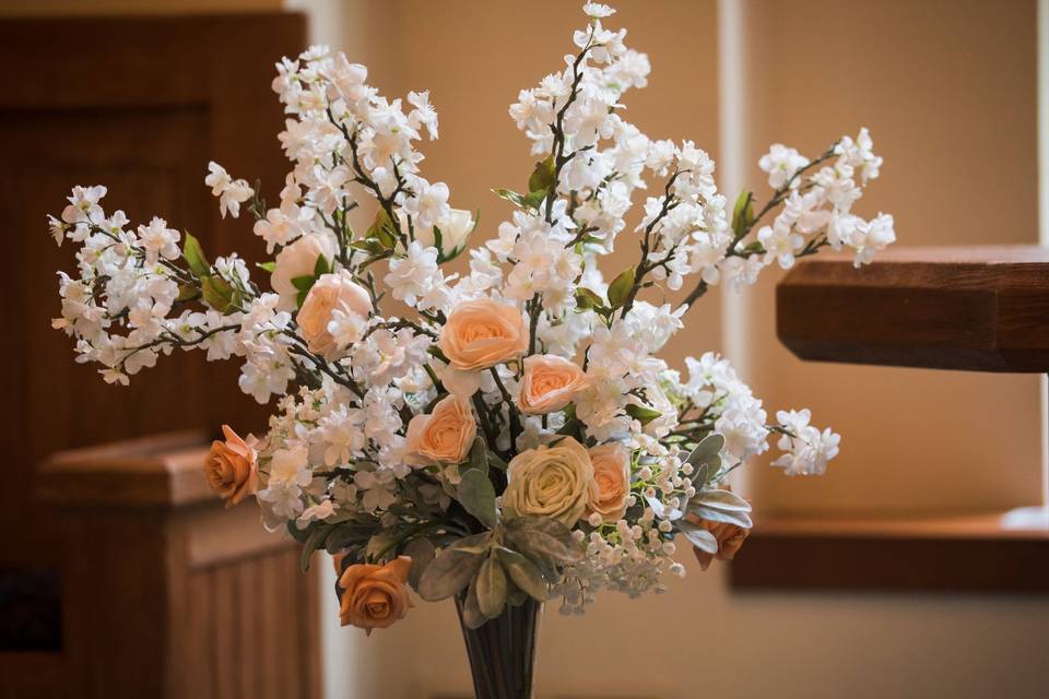 Cherry blossom centerpiece