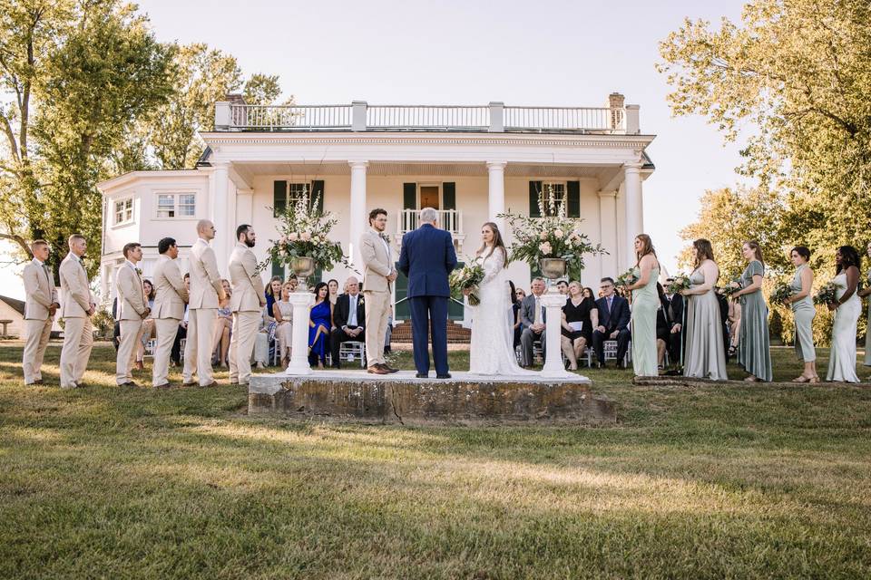 Front Lawn Ceremony