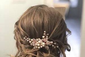 Romantic updo