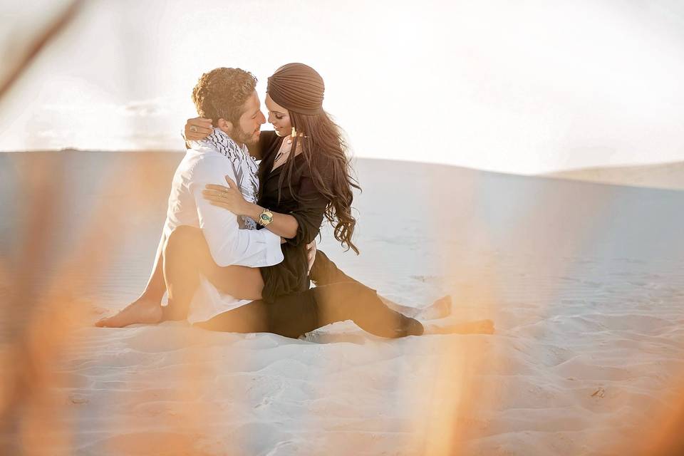 White Sands Newlywed Session