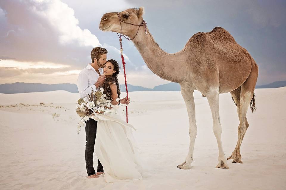 White Sands Newlywed Session