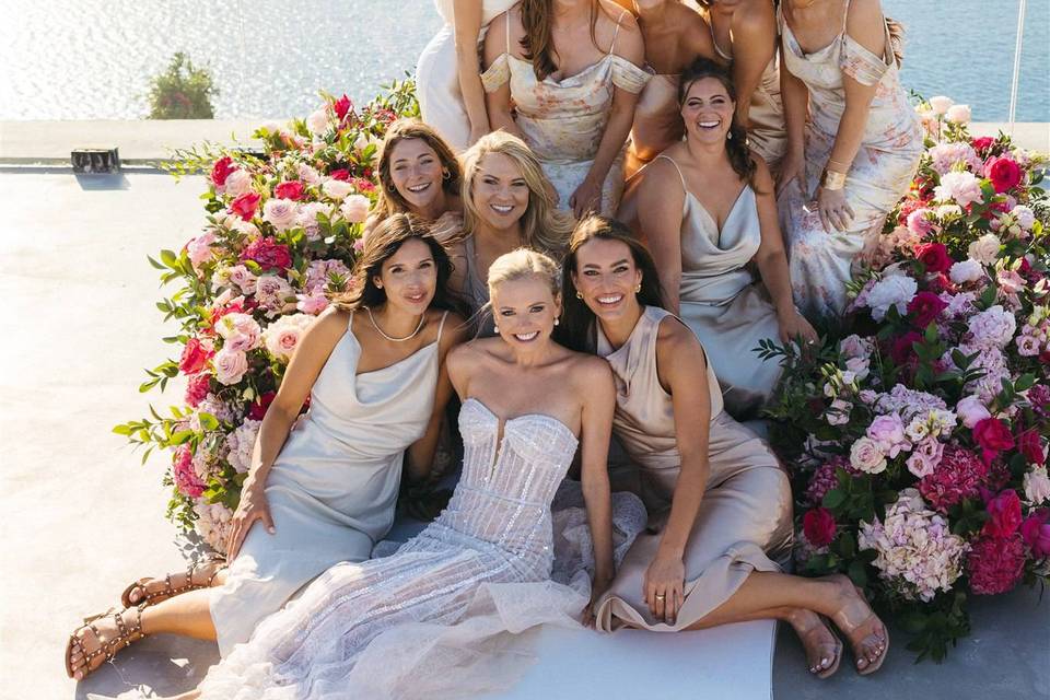 A colorfull wedding