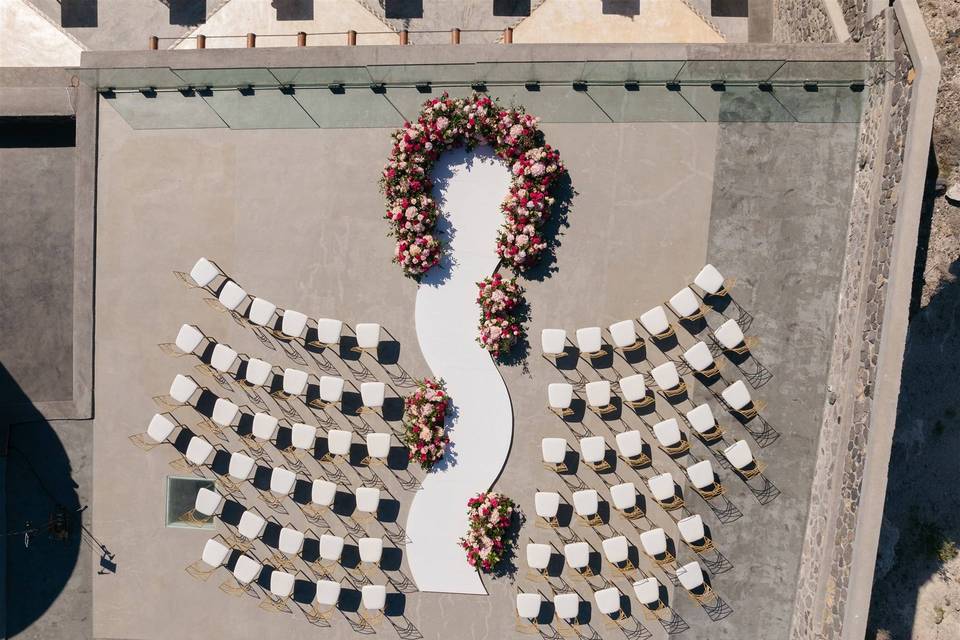 A colorfull wedding